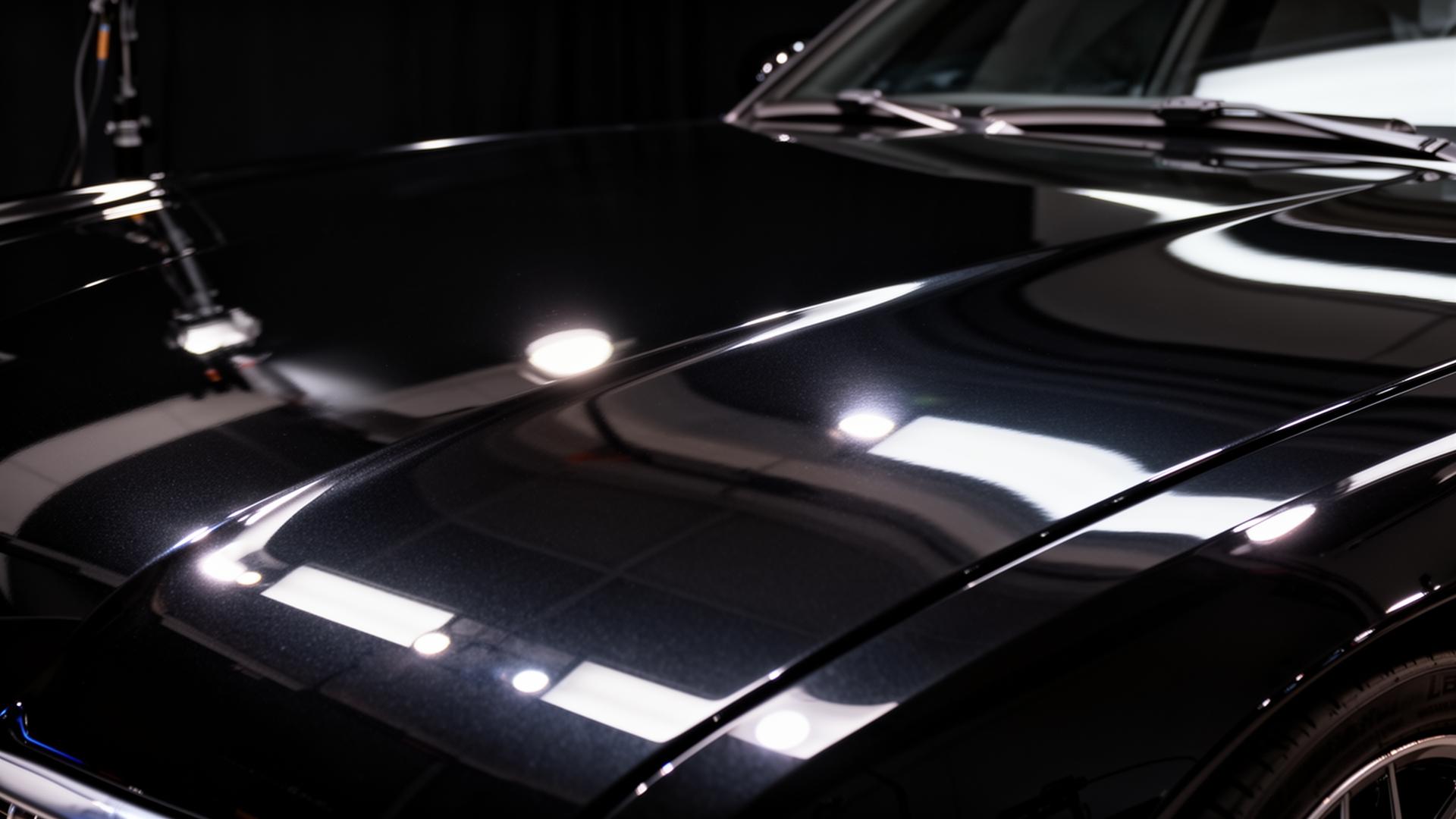After — paint correction result on a 2024 Porsche