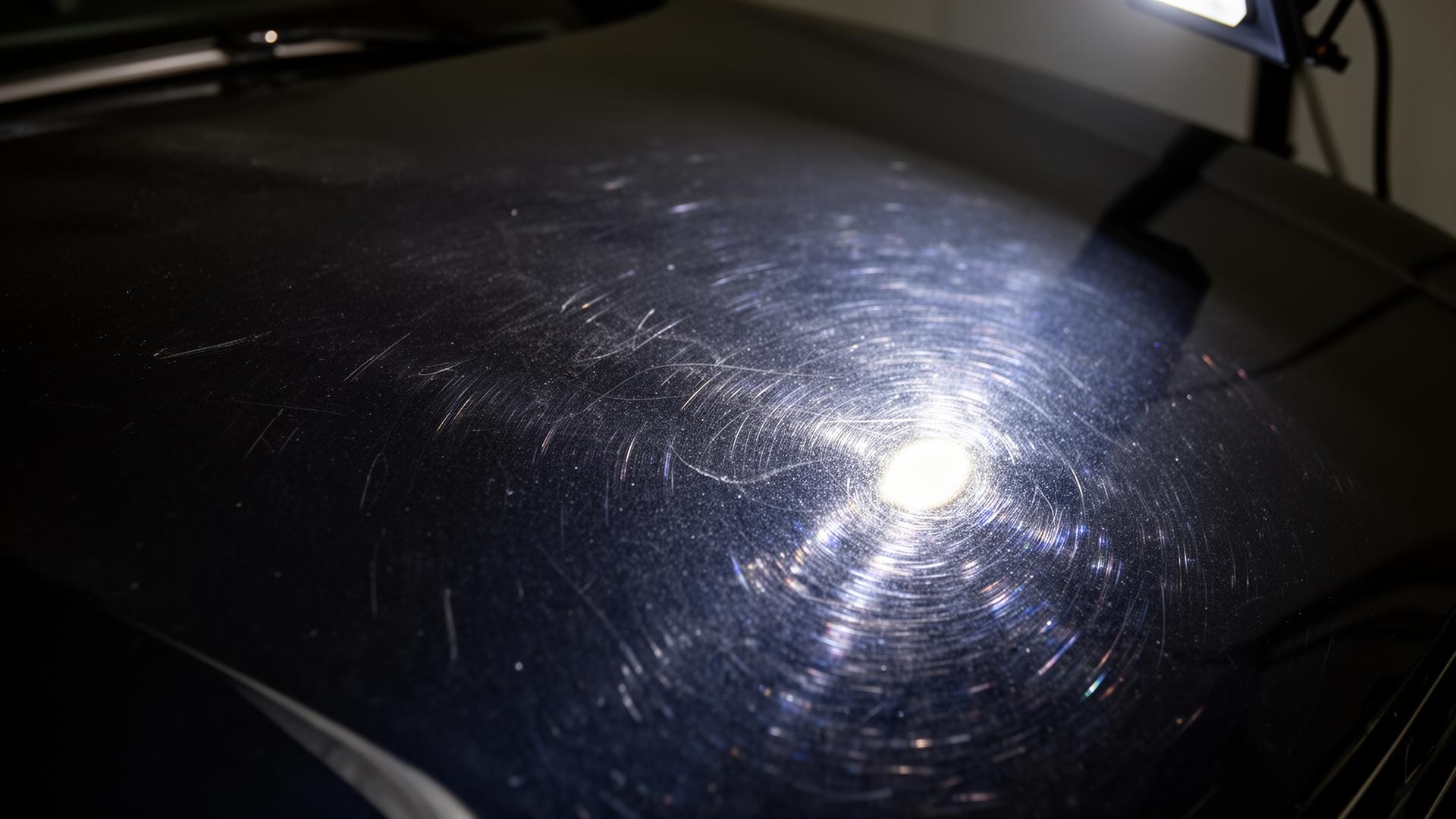 Before — paint correction result on a 2024 Porsche